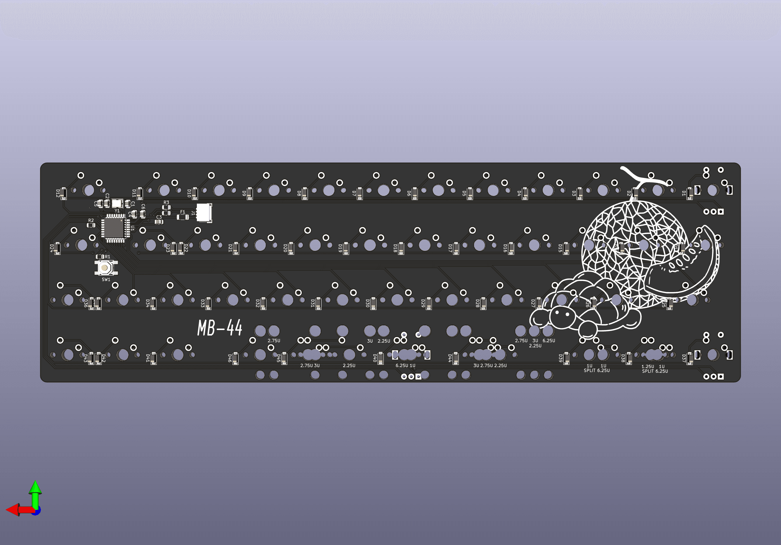 MB-44 PCB Bottom